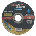 Weldcote Cut-Off Wheel 4-1/2 X 0.045 X 7/8 Slitter Cut A-Solid T1 Wa46-R 10129